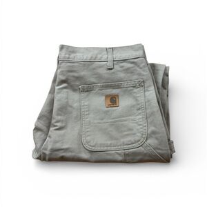 Carhartt B11 Loose Original Fit Washed Duck Work Dungaree Pants 36x30‎ & 38 x 30